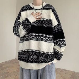 1506/QM1610/P49秋冬新款设计感小众宽松打底针织衫2图片