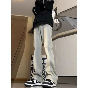 1506-1/K20091/P41黄泥色渐变牛仔裤男款喇裤，男装牛仔裤，星座1506-1
