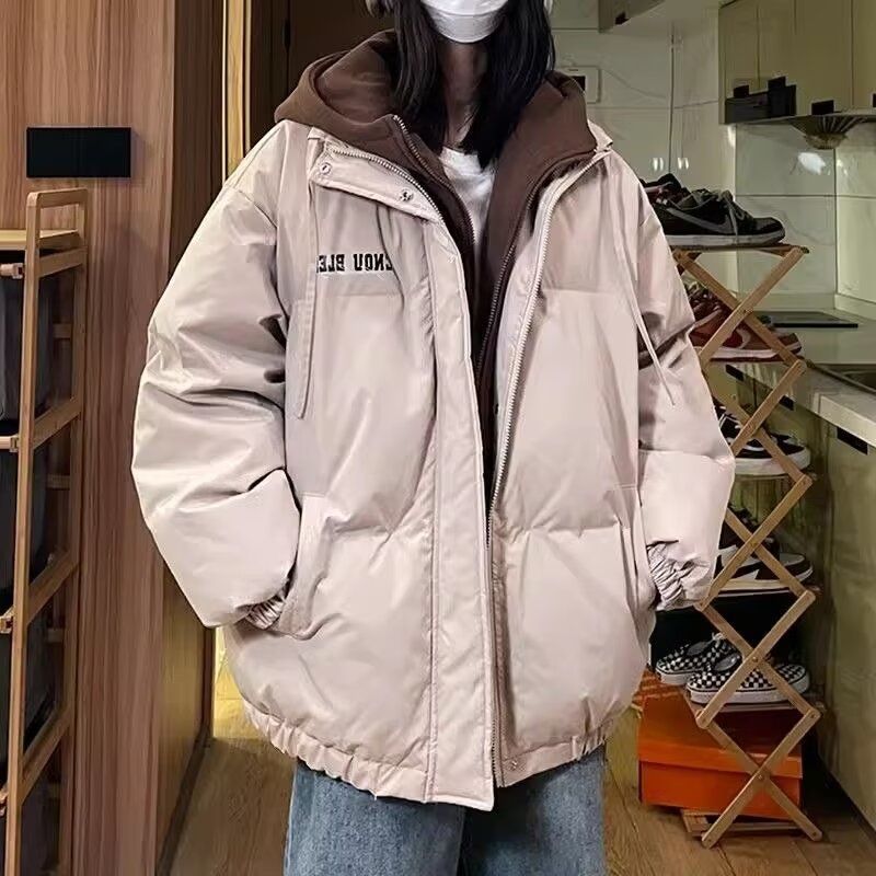 1506/M6991/P74美式复古高级设计感假两件连帽棉衣休闲外套2,男装棉衣,星座1506-1