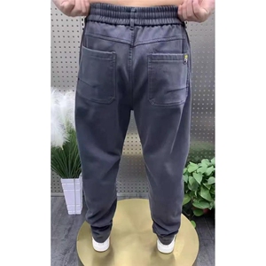 1506/KK11681/P41男士潮流百搭休闲小脚裤松紧腰潮流直筒哈伦裤2图片
