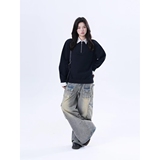 1506-1/MT5321/P48翻领羊毛镂空毛衣格纹假两件针织衫OE潮，男装针织衫/毛衣，星座1506-1