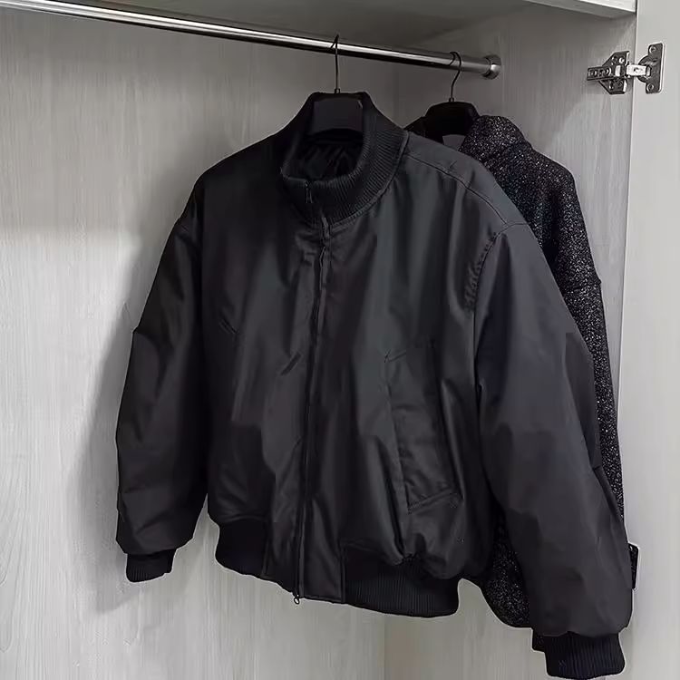 1506/JM26051/P64美式廓形短款立领飞行夹克棉服秋冬棉衣外套1,男装夹克,星座1506-1