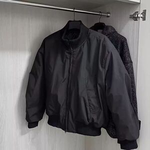 1506/JM26051/P64美式廓形短款立领飞行夹克棉服秋冬棉衣外套1图片