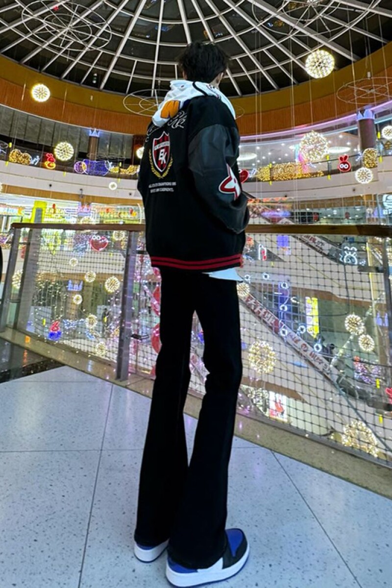 1506-1/KG16061/P39美式复古cleanfit微喇牛仔裤男,男装牛仔裤,星座1506-1