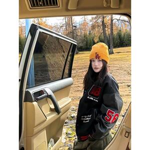 1506-1/JB181/P64亿万少年BUFU徽章拼接撞色棒球服外套图片