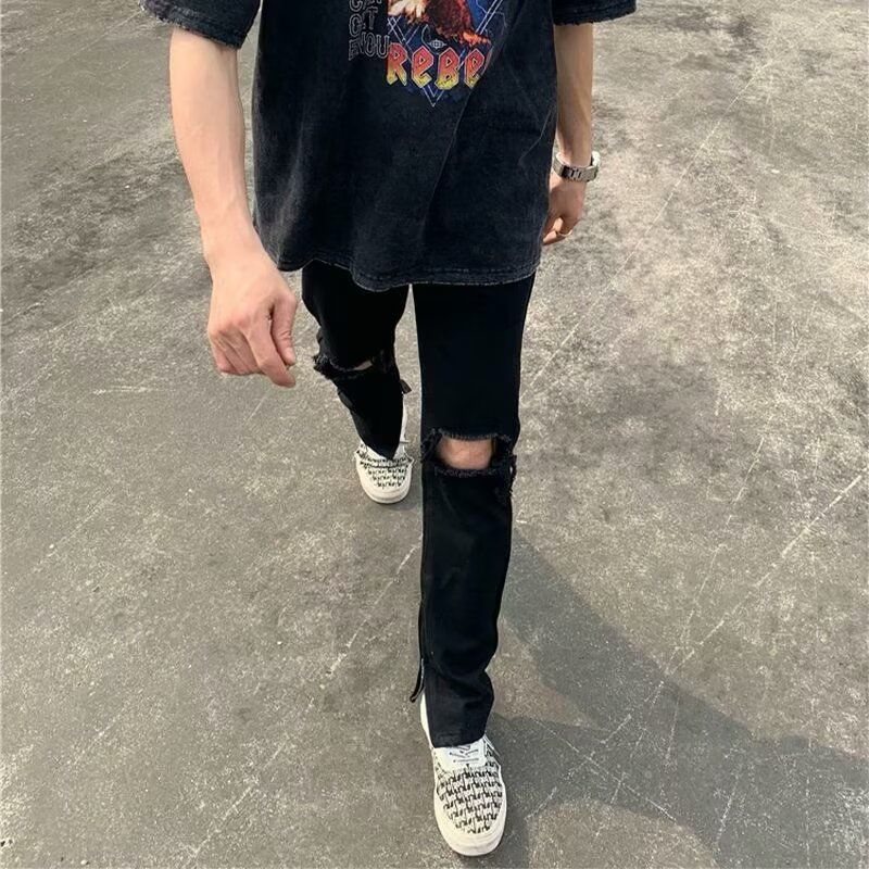 1506-1/KGA181/P42百搭高腰显瘦显腿长直筒裤,男装休闲裤,星座1506-1