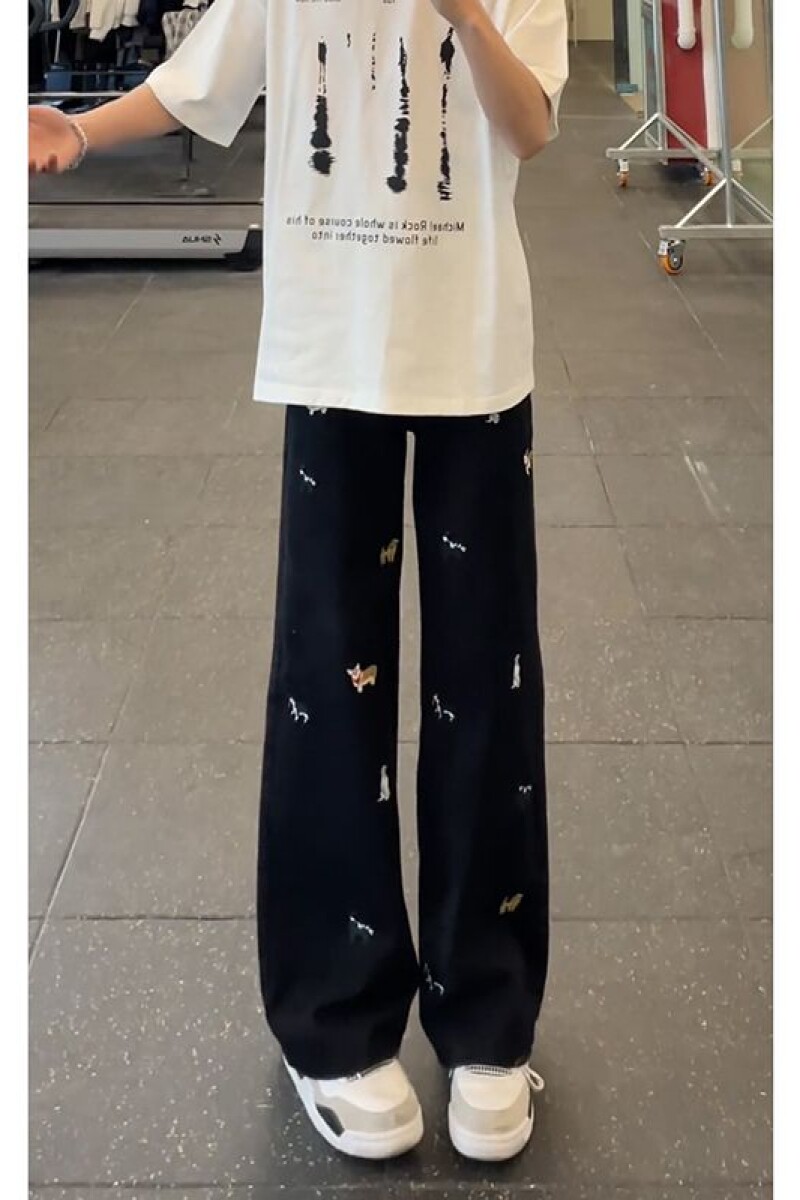 1506-1/KD7901/P46美式高街vibe裤子男加长高个子破洞牛仔裤,男装牛仔裤,星座1506-1