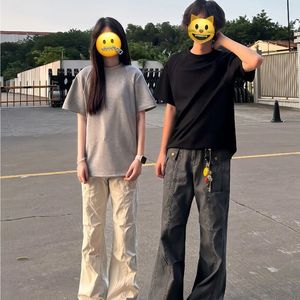 1506-1/KCLA82031/P65薄款cleanfit弯刀裤子情侣直筒休闲裤图片