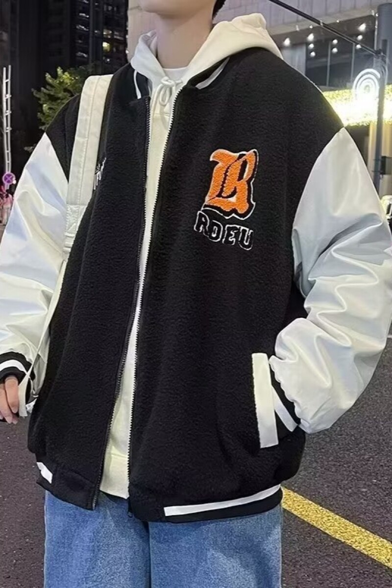 1506/BMY2021/P49冬季摇粒绒外套潮牌痞帅高级感冬装棒球领棉服2,男装棉衣,星座1506-1