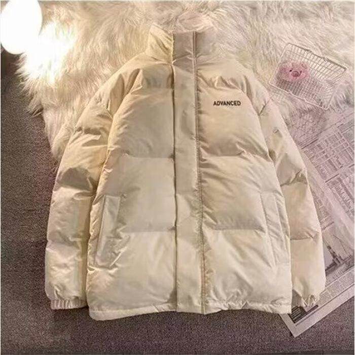 1506/M2061/P64冬季加绒加厚面包服新款潮流日系简约棉衣外套4，男装棉衣，星座1506-1