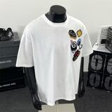 1506-1/WT131/P41简约基础卡通Logo印花圆领卫衣，男装卫衣，星座1506-1