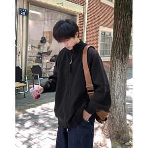 1506-1/MM351/P63美式潮牌拉链开衫毛衣男图片