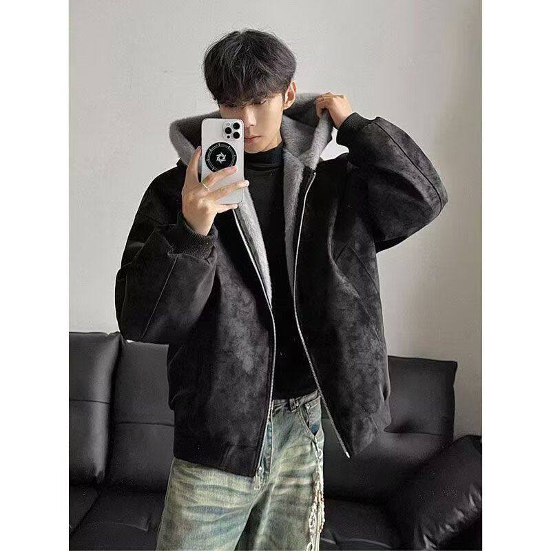 1506/MQ5131/P86男女秋冬季美式PU皮夹克棉服1图片