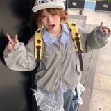 1506-1/JJ2231/P66美式覆古假两件别致棒球外套男，女装短外套，星座1506-1