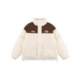 1506/MM501/P69美式复古撞色拼接立领棉服男潮牌宽松休闲外套1，男装棉衣，星座1506-1