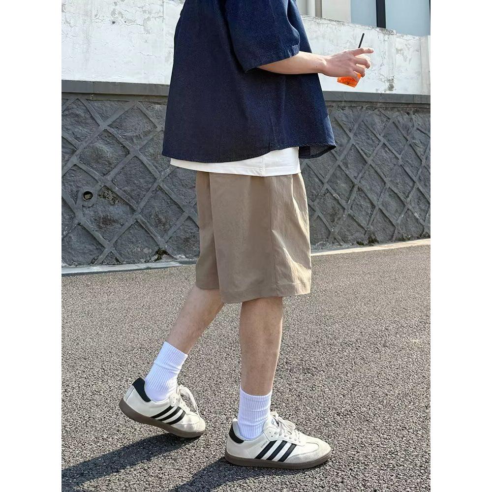 1506-1/DDK051/P40卡其色休闲短裤男女夏季，男装牛仔裤，星座1506-1