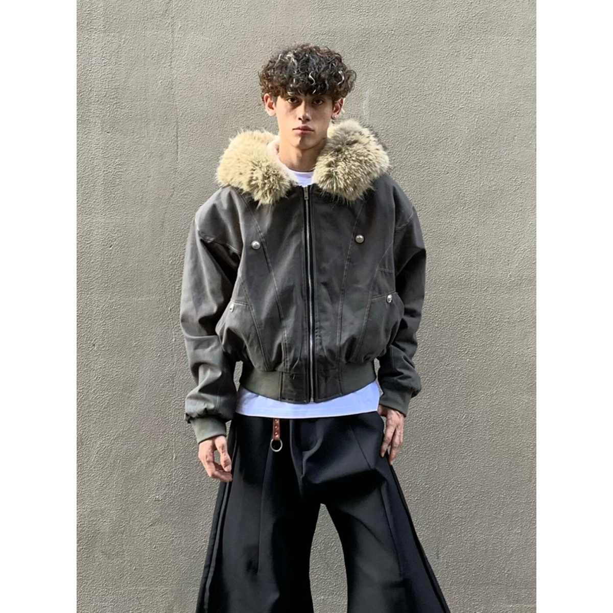 1506/MM88061/P79潮座山雕棉衣外套新款短款高级感棉服1，男装棉衣，星座1506-1