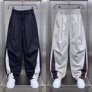 1506-1/KS2111/P45新款潮牌宽松阔腿裤夏季休闲裤男图片