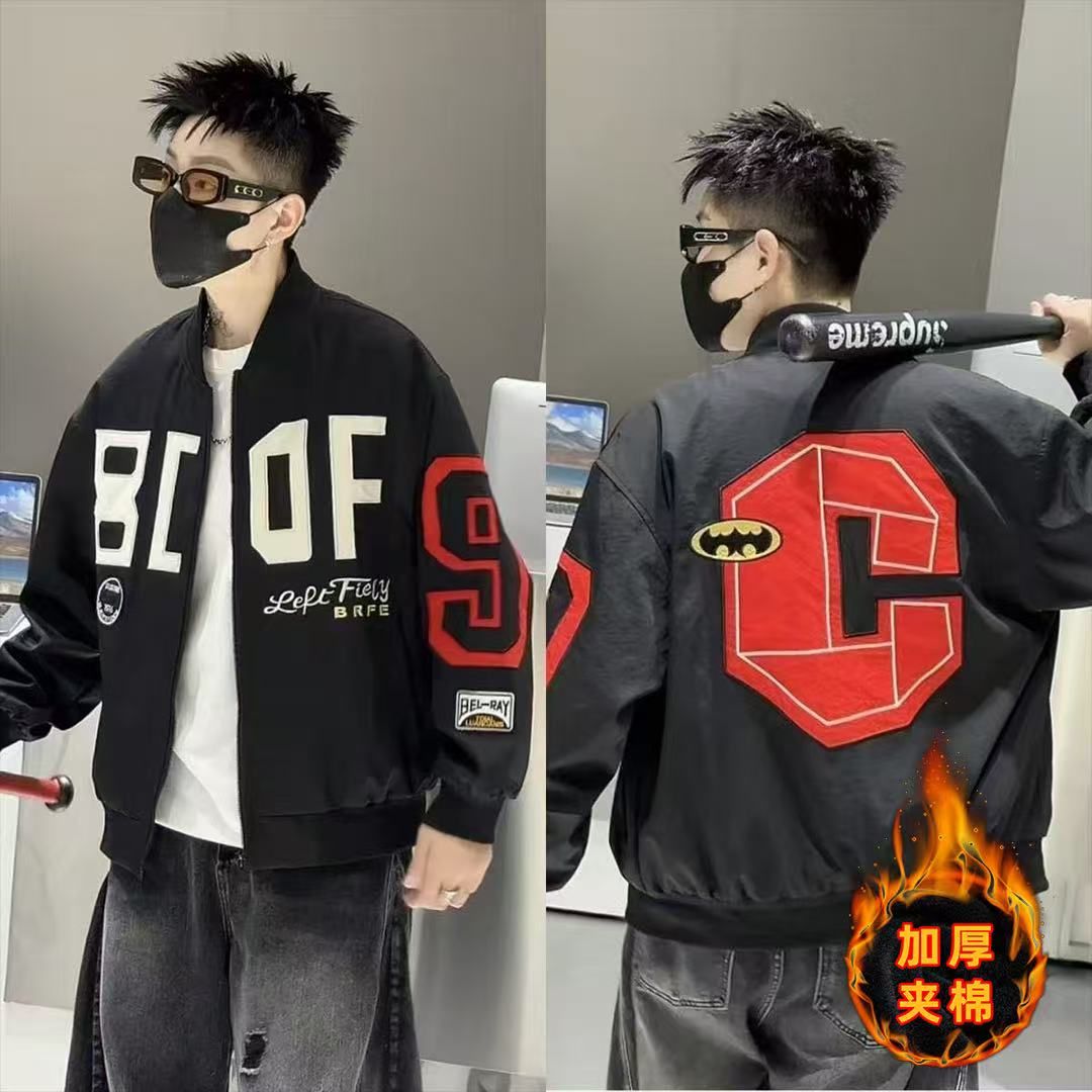 1506-1/JK8931/P76潮牌刺绣高级棒球服加厚夹棉,女装职业装,星座1506-1