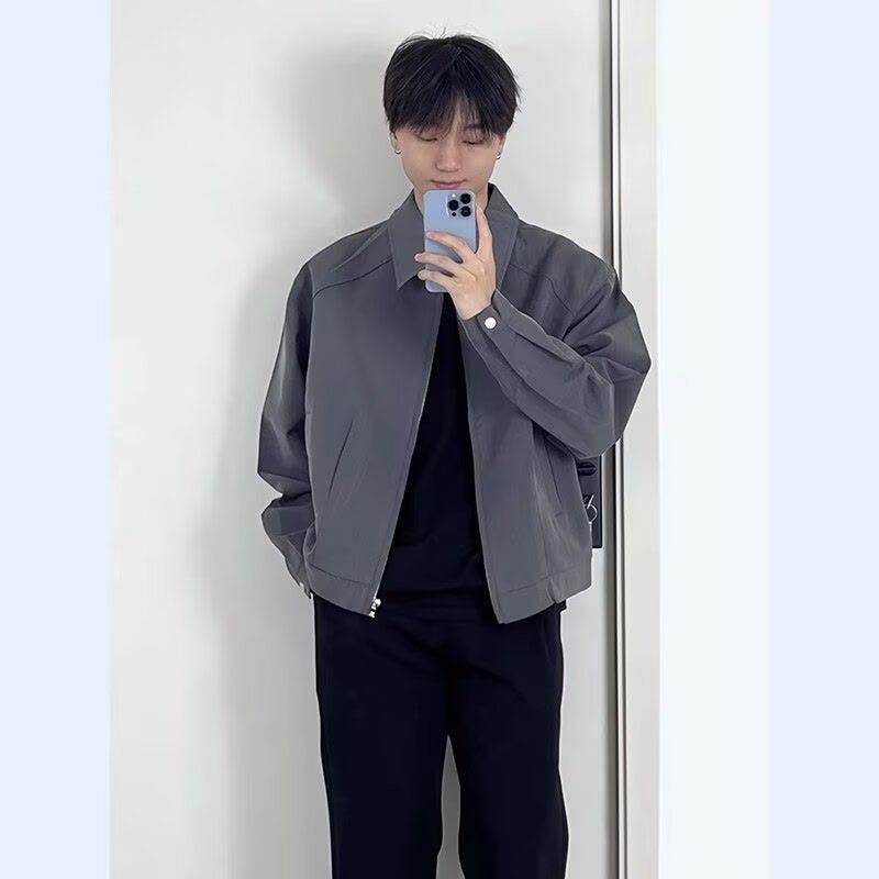 1506-1/TT1611/P62高级感外套松紧腰休闲裤套装两件套，男装休闲套装，星座1506-1