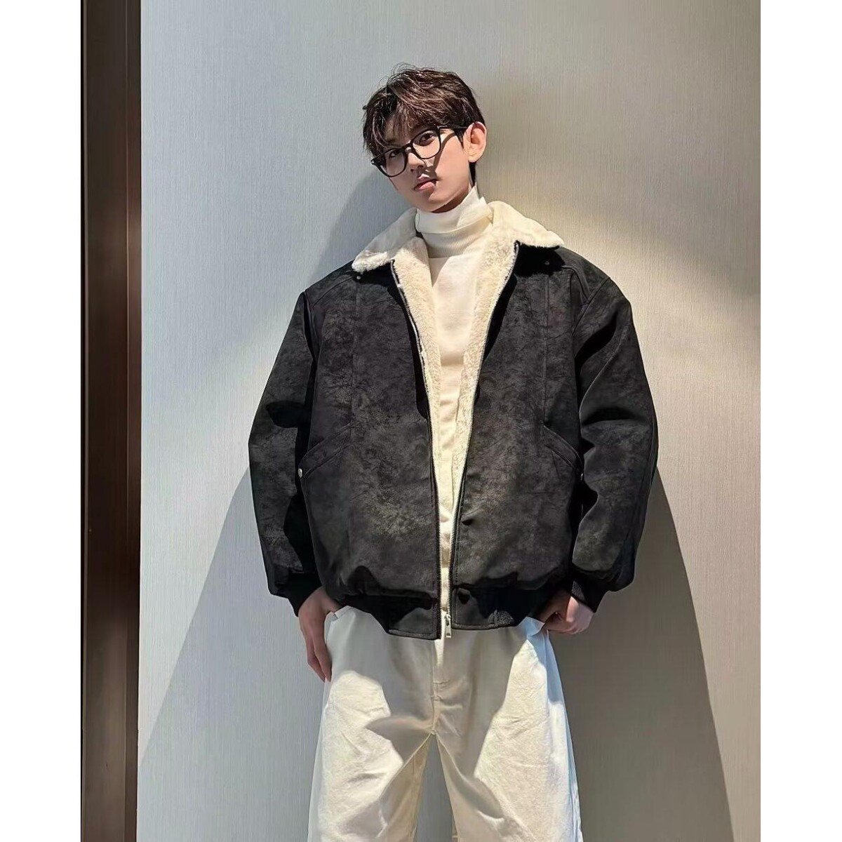 1506/MTQM881/P97新款冬季棉服棉衣男生加厚保暖面包服运动外套2图片