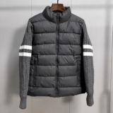 1506/MMY8881/P92冬季新款潮牌高级感毛衣拼接排骨棉服外套2，男装针织衫/毛衣，星座1506-1