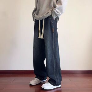 1506-1/KN951/P39秋冬男生阔腿休闲男款长裤子图片