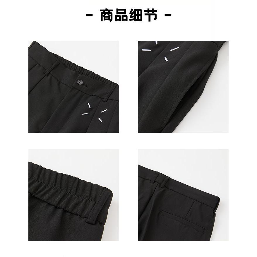 1506-1/XVS1011/P45弯刀西裤男款痞帅高级感,男装西裤,星座1506-1