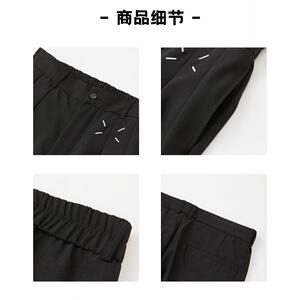 1506-1/XVS1011/P45弯刀西裤男款痞帅高级感图片