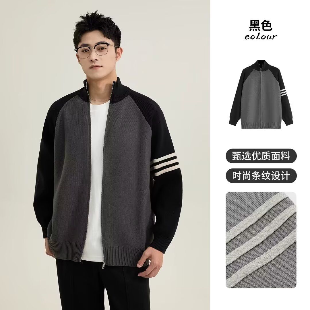1506/MLD751/P54秋冬新款开衫毛衣美式复古休闲V领针织衫男1,男装针织衫/毛衣,星座1506-1