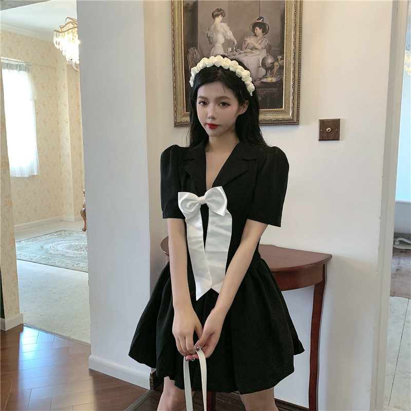 A-line puffy short skirt