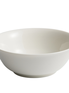 【外贸出口】德化高档新骨瓷白色大号家用汤碗高级感面碗定制J