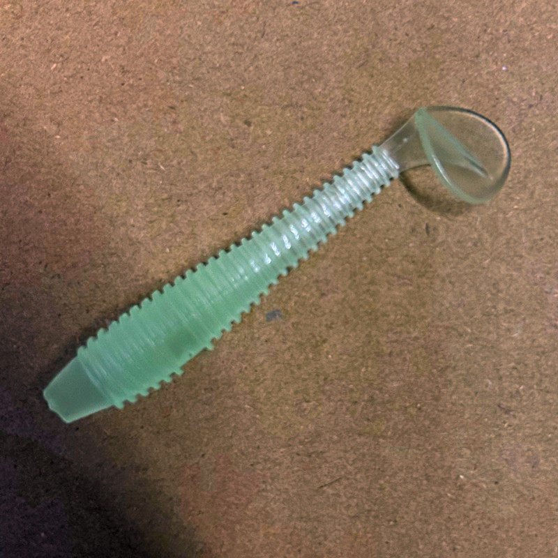 夜光加粗螺纹T尾路亚假饵软虫