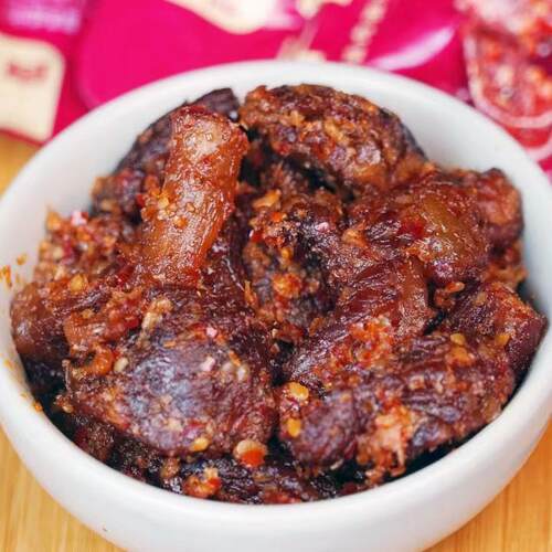 内蒙甜辣食乐康独立包装牛筋肉