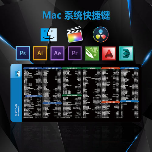Mac鼠标垫苹果系统快捷键