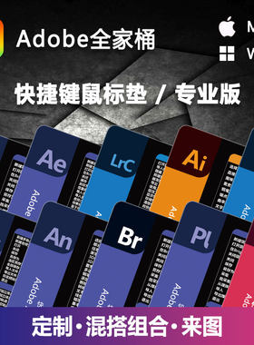 Adobe全家桶快捷键PSPRAEAUAN