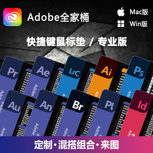 Adobe全家桶快捷键PSPRAEAUAN