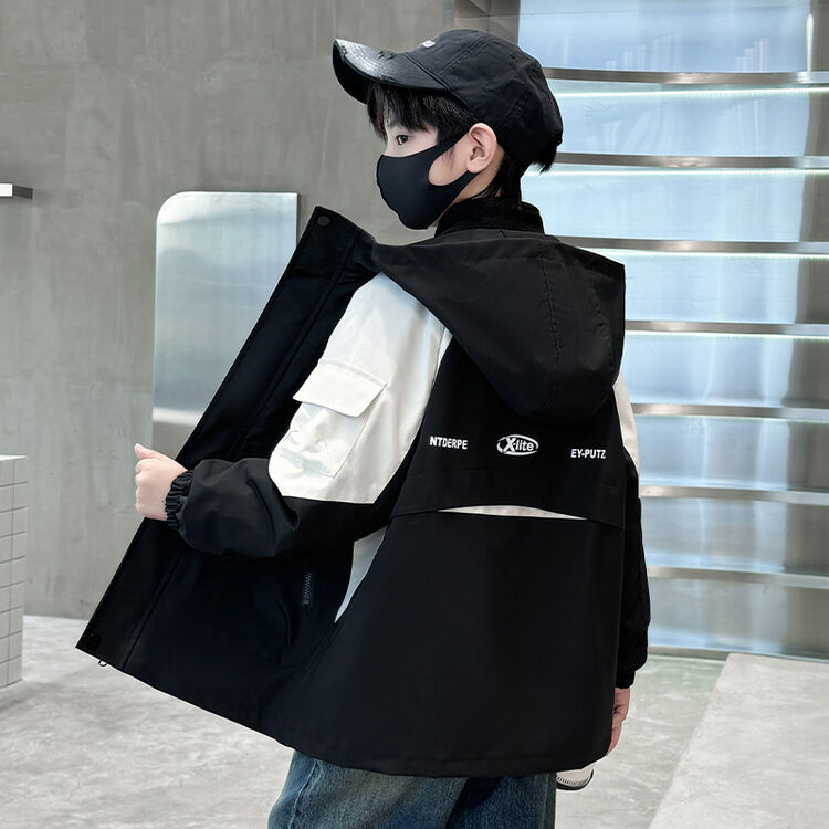 男童冲锋衣三合一可拆卸