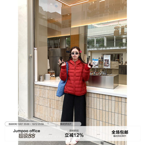 草莓跳 复古赫本风八分毛呢休闲裤女冬季高腰显瘦直筒百搭裤子
