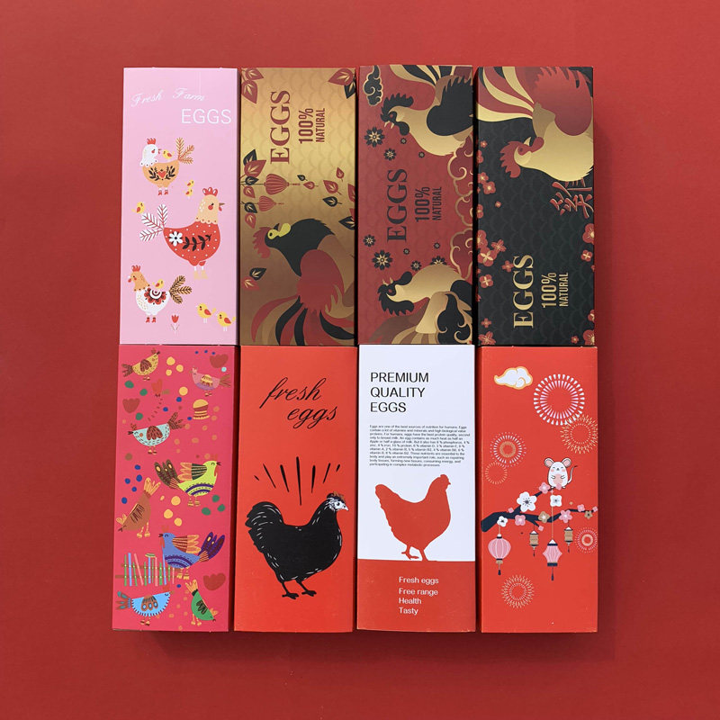 创意鸡蛋托10枚鸡蛋包装盒礼盒手提盒可定制加印珍珠棉防震快递盒