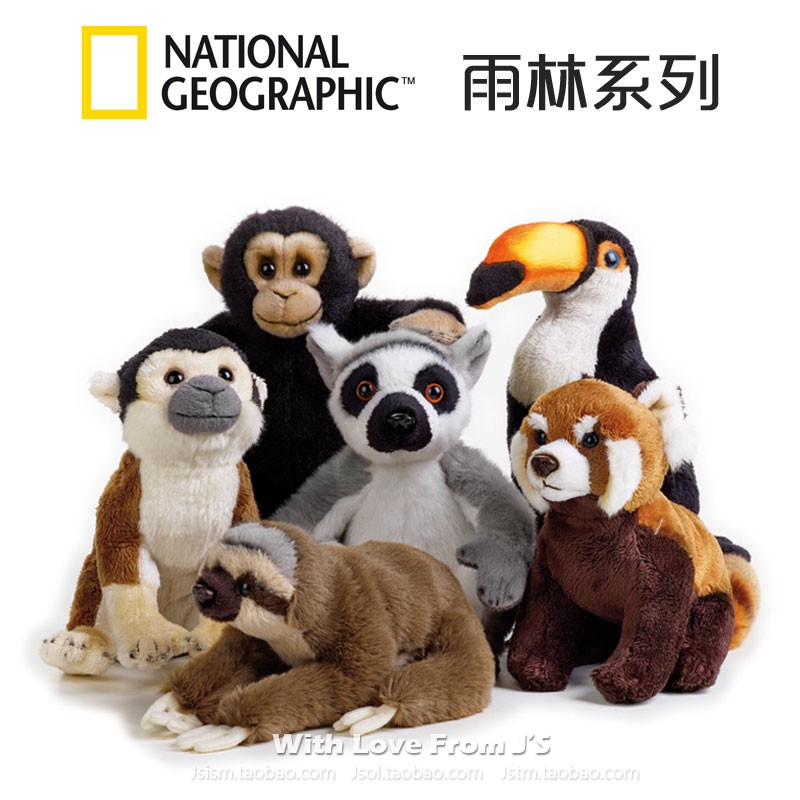 黑猩猩松鼠猴豚尾猴长臂猿玩偶