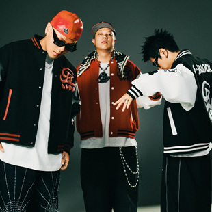 毛呢拼接上衣外套男潮 棒球服拼皮夹克 BLOCK「四炁合一」联名