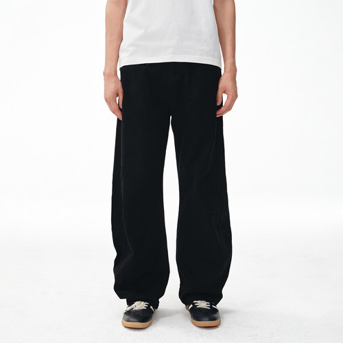 BIPOLAR半松紧收身工装裤