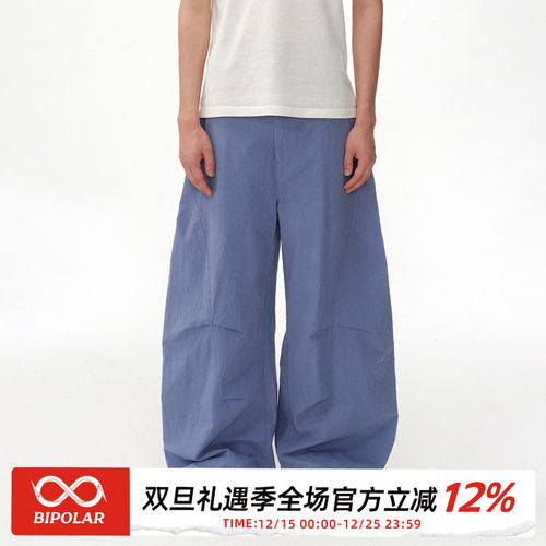 BIPOLAR弯刀西裤潮牌美式休闲裤