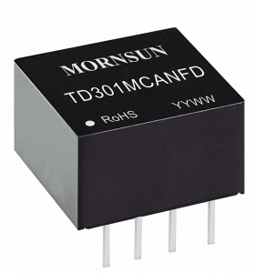 TD301MCANFD高品质3.3V单路高速小体积 CANFD 隔离收发模块 原装