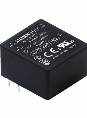 LD05-23B09R2高品质AC-DC电源模块85-305V转9V555mA 5W小体积