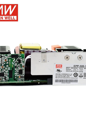 明纬PCB裸板开关电源EPP-500-12/15/18/24/27/36/48/54V高效PFC W