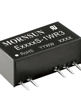 E1505S-1WR3高品质DC-DC电源模块15V转5V100mA 1W 隔离3000V
