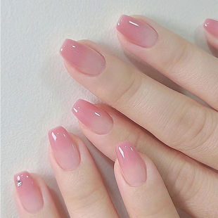 蜜桃腮红色指甲油免烤快干持久裸色系透明不可剥夏季 女孩脚趾显白