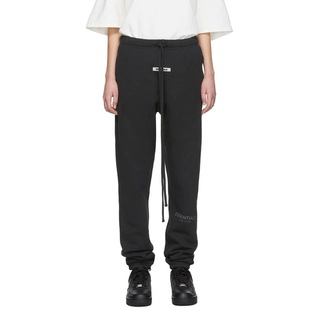 FOG复线棉质加绒抽绳logo反光长裤 FEAR ESSENTIALS GOD